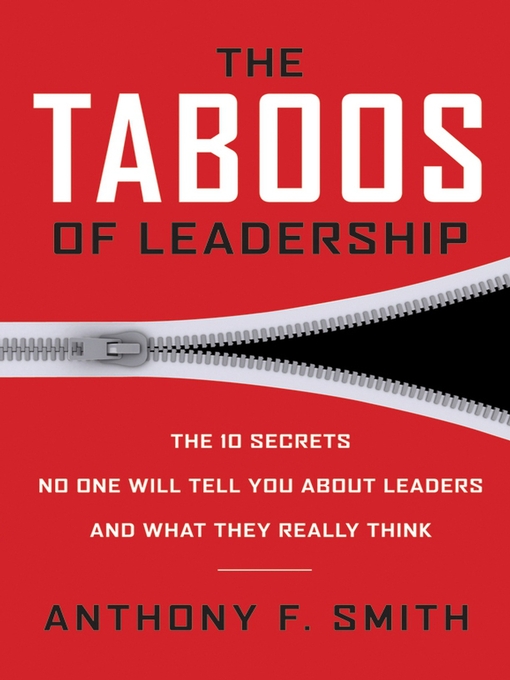 Title details for The Taboos of Leadership by Anthony F. Smith - Available